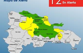 Photo of Mantienen alerta amarilla para 4 provincias y verde para 8