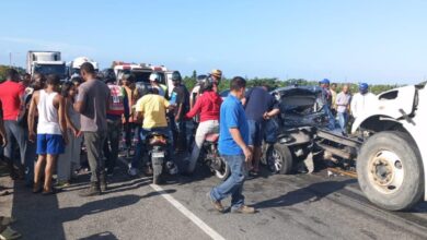 Photo of El 911 coordina asistencia en accidente dejó tres personas heridas en autopista Juan Pablo II