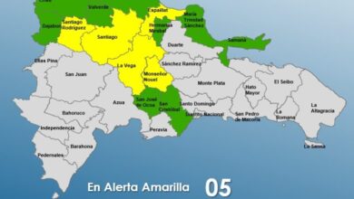 Photo of COE emite alerta amarilla para 5 provincias; 9 están en verde