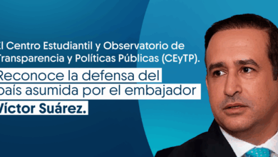 Photo of Ángel Beltre, presidente del Centro Estudiantil y Observatorio de Transparencia y Políticas Públicas (CEyTP), reconoce la defensa del país asumida por el embajador Víctor Suárez