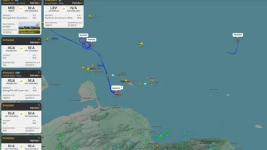 Photo of Aviones militares de EE. UU. sobrevolaron las aguas cerca de Venezuela, según web de rastreo