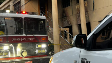 Photo of Coge fuego cuartel policial en Santiago Rodriguez; coronel tiene graves quemaduras
