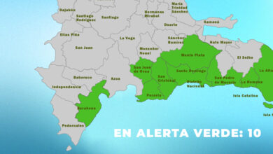 Photo of COE descontinúa alertas en varias provincias; mantiene 10 en verde
