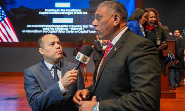 Jesús "Chu" Vásquez, durante 8va edición de Dominicanos en el Capitolio (Foto: Fuente externa)