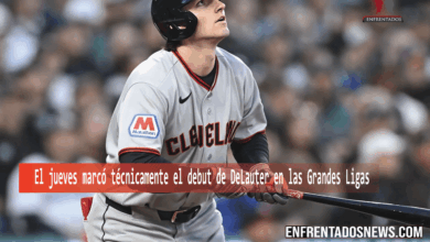 Photo of El jueves marcó técnicamente el debut de DeLauter en las Grandes Ligas
