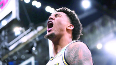Photo of Yaxel Lendeborg y Michigan al Final Four de la NCAA