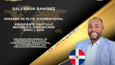 Photo of Organización Mundial de Conferencistas y Coach (OMCC) y la Confederación Internacional de Conferencistas (CICE) designa presidente Capitulo República Dominicana