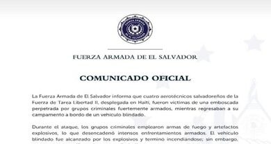 Photo of Cuatro salvadoreños siguen desaparecidos en Haití